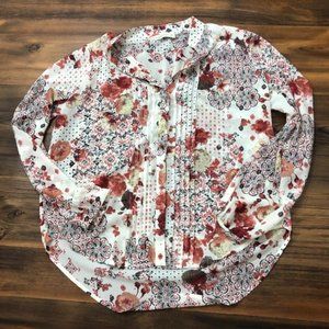 Floral Button Up top